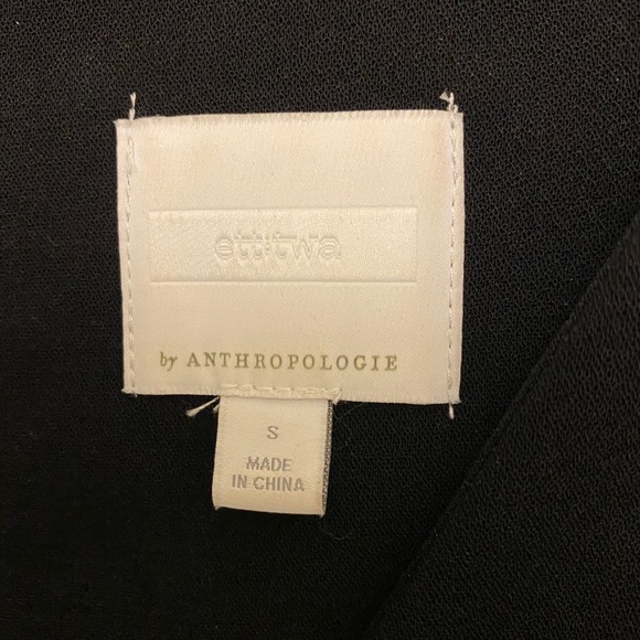 Anthropology Black Cropped Jumpsuit - Picture 7 of 7